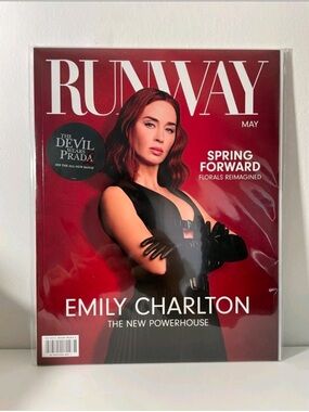 Devil wears Prada 2 Runway Magazine May Issue — Red Cover with Emily Charlton